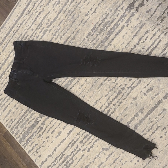 American Eagle dream jeans black with rips - Picture 4 of 7